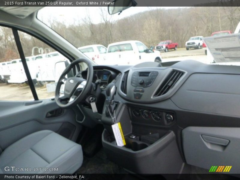 Oxford White / Pewter 2015 Ford Transit Van 250 LR Regular