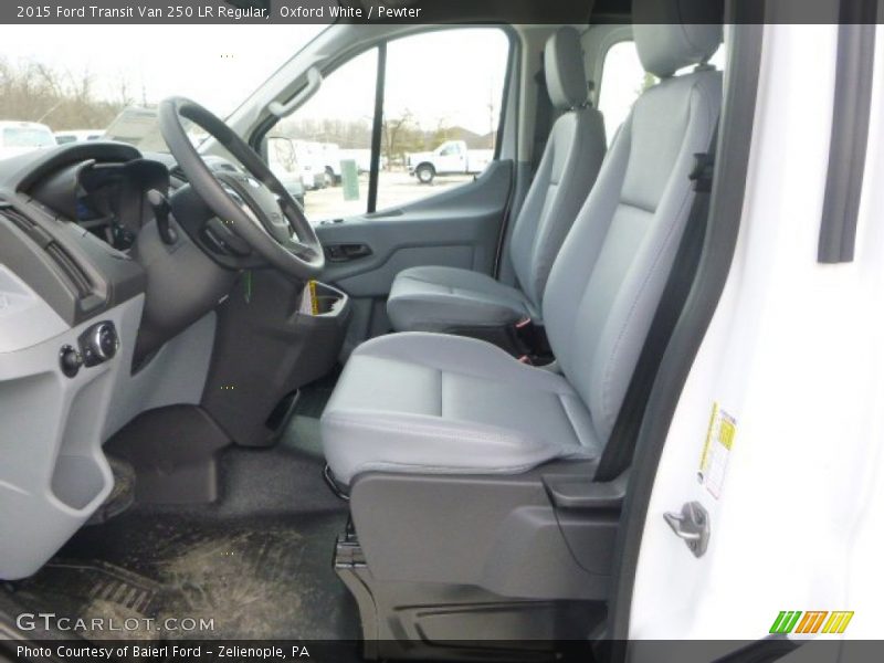 Oxford White / Pewter 2015 Ford Transit Van 250 LR Regular