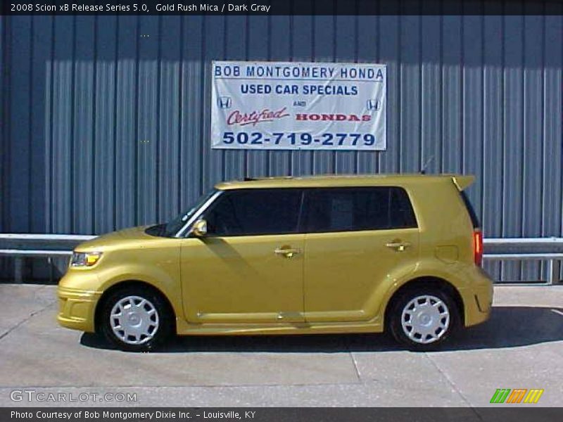Gold Rush Mica / Dark Gray 2008 Scion xB Release Series 5.0