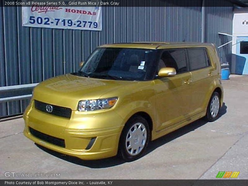 Gold Rush Mica / Dark Gray 2008 Scion xB Release Series 5.0