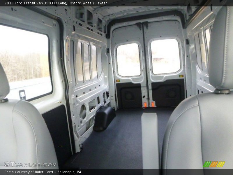 Oxford White / Pewter 2015 Ford Transit Van 350 HR Long