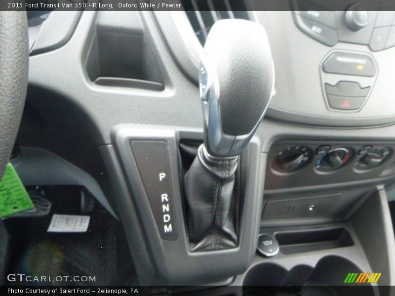 Oxford White / Pewter 2015 Ford Transit Van 350 HR Long