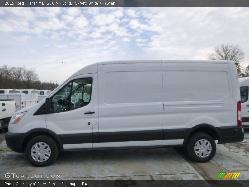  2015 Transit Van 350 MR Long Oxford White