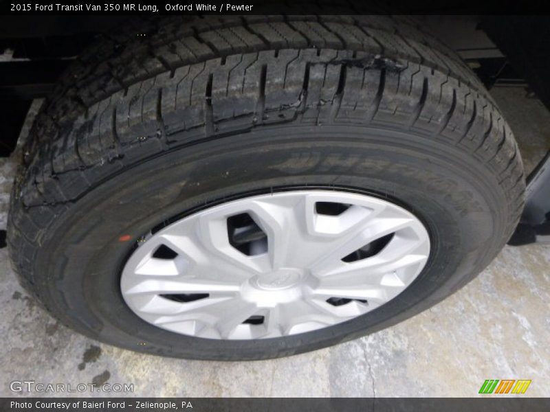 Oxford White / Pewter 2015 Ford Transit Van 350 MR Long