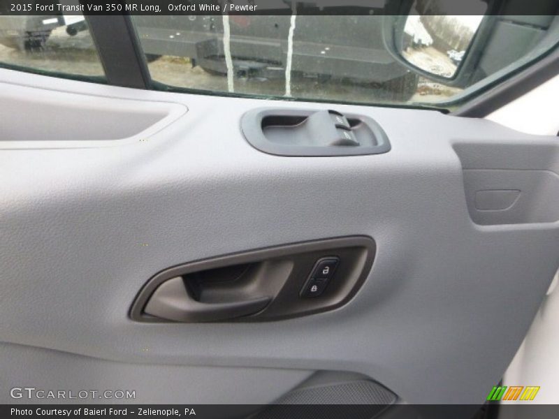 Oxford White / Pewter 2015 Ford Transit Van 350 MR Long