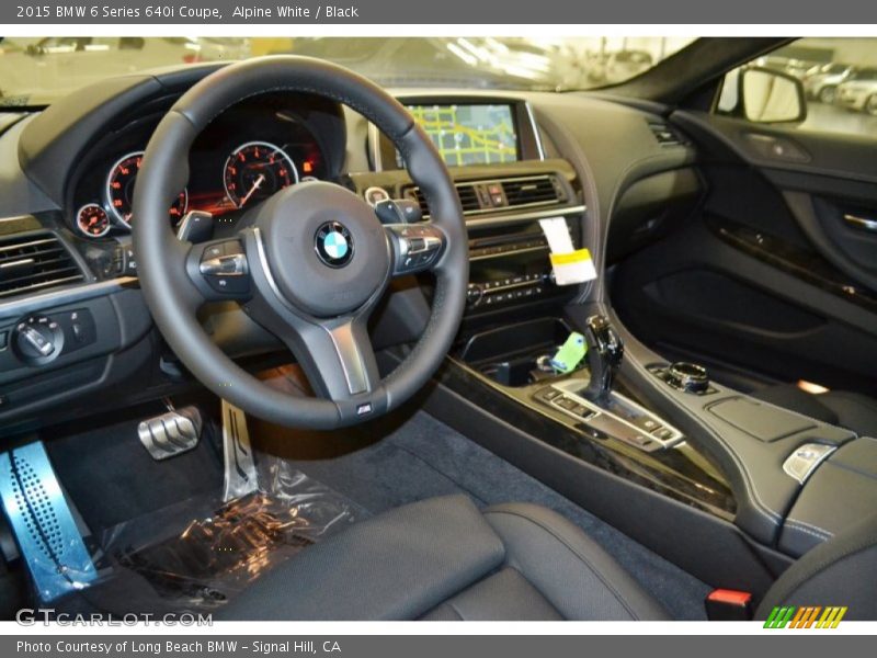 Alpine White / Black 2015 BMW 6 Series 640i Coupe