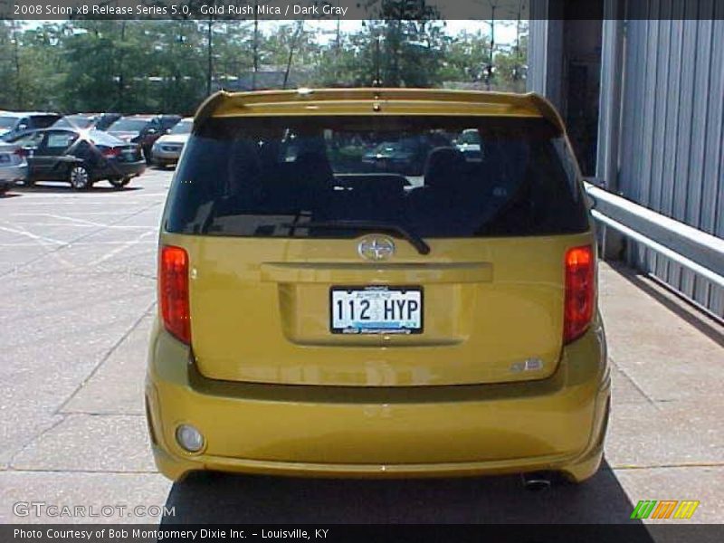 Gold Rush Mica / Dark Gray 2008 Scion xB Release Series 5.0