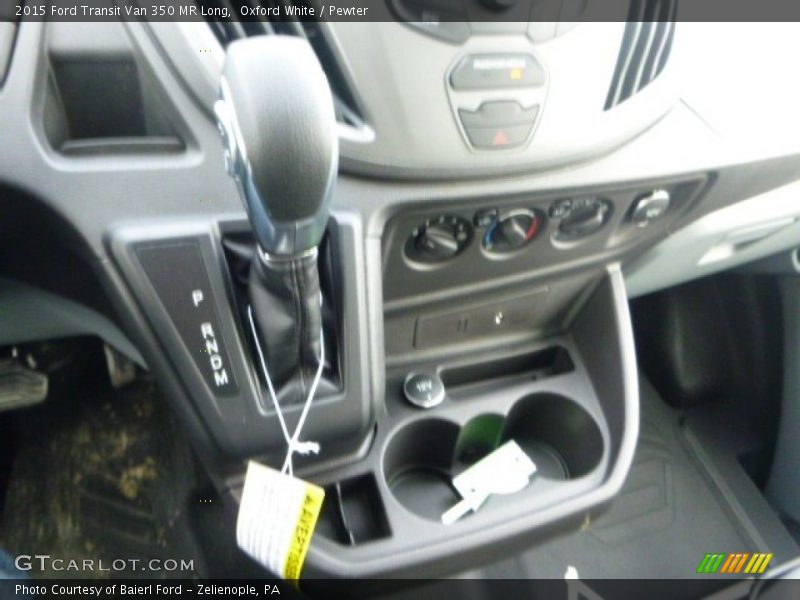 Oxford White / Pewter 2015 Ford Transit Van 350 MR Long