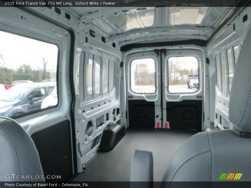 Oxford White / Pewter 2015 Ford Transit Van 350 MR Long