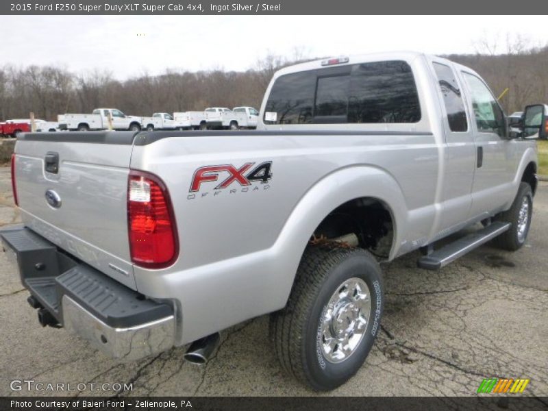Ingot Silver / Steel 2015 Ford F250 Super Duty XLT Super Cab 4x4