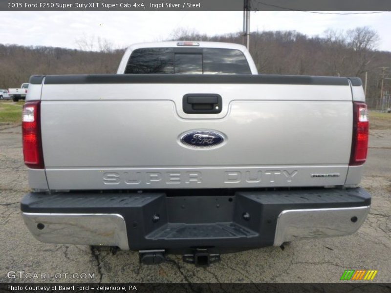 Ingot Silver / Steel 2015 Ford F250 Super Duty XLT Super Cab 4x4