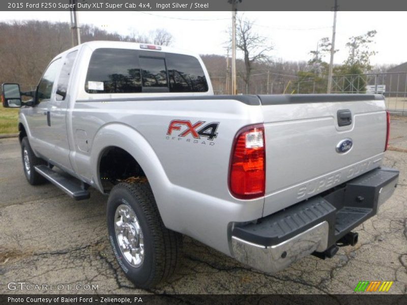 Ingot Silver / Steel 2015 Ford F250 Super Duty XLT Super Cab 4x4