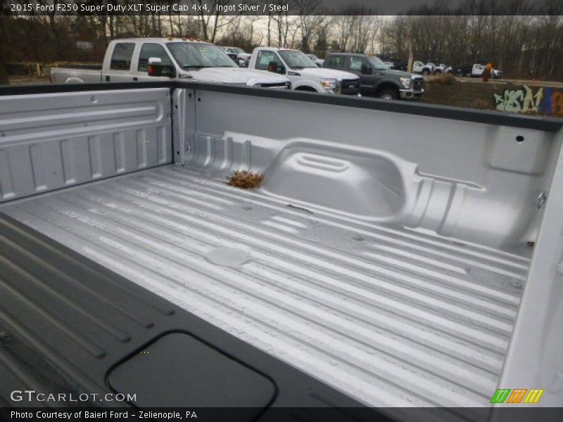 Ingot Silver / Steel 2015 Ford F250 Super Duty XLT Super Cab 4x4