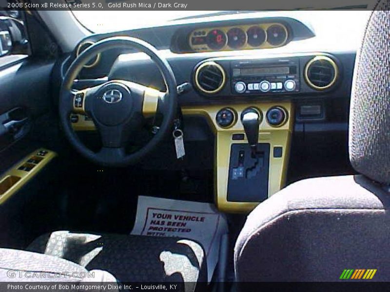 Gold Rush Mica / Dark Gray 2008 Scion xB Release Series 5.0