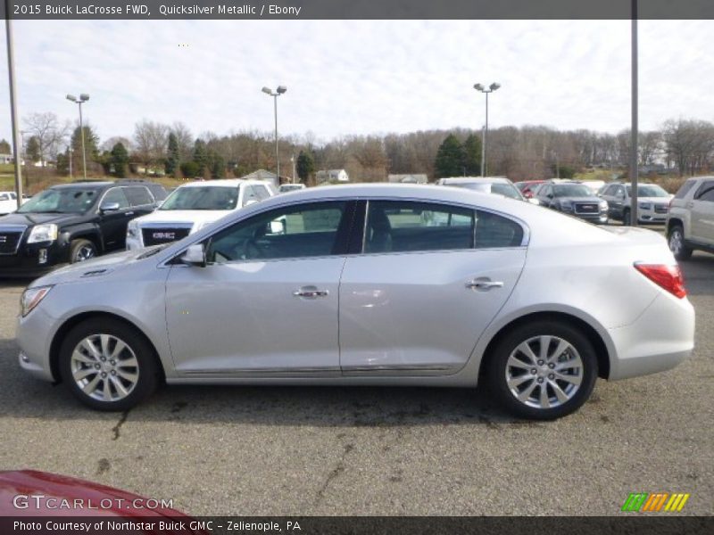 Quicksilver Metallic / Ebony 2015 Buick LaCrosse FWD