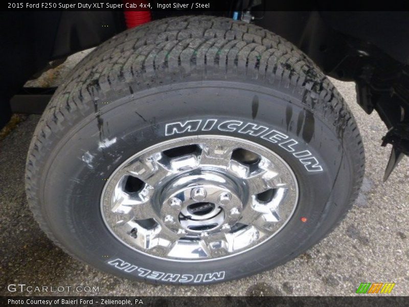 Ingot Silver / Steel 2015 Ford F250 Super Duty XLT Super Cab 4x4