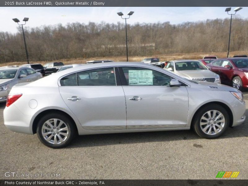 Quicksilver Metallic / Ebony 2015 Buick LaCrosse FWD