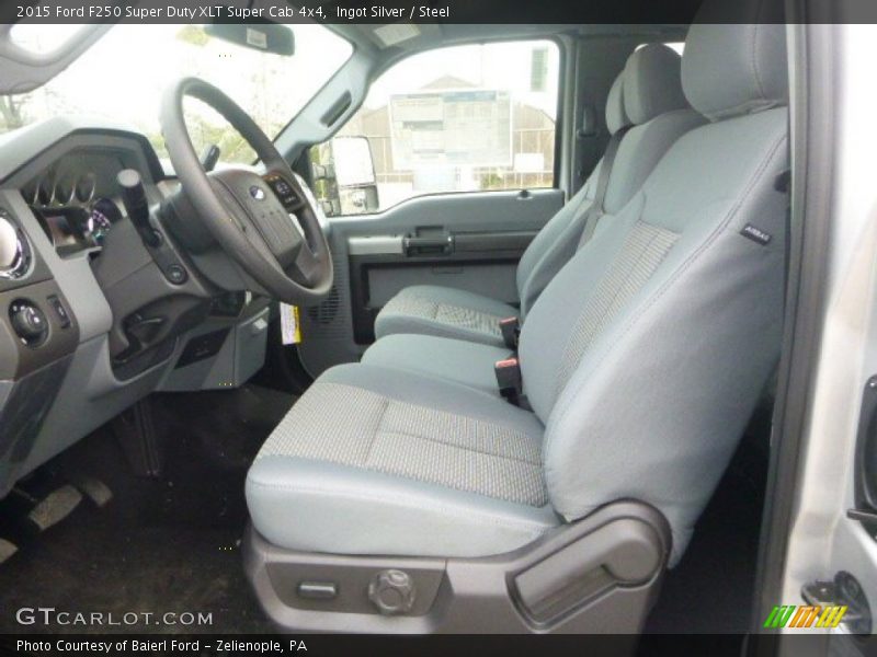 Ingot Silver / Steel 2015 Ford F250 Super Duty XLT Super Cab 4x4