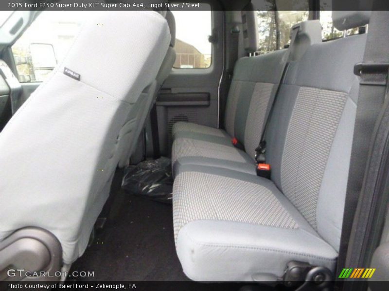 Ingot Silver / Steel 2015 Ford F250 Super Duty XLT Super Cab 4x4
