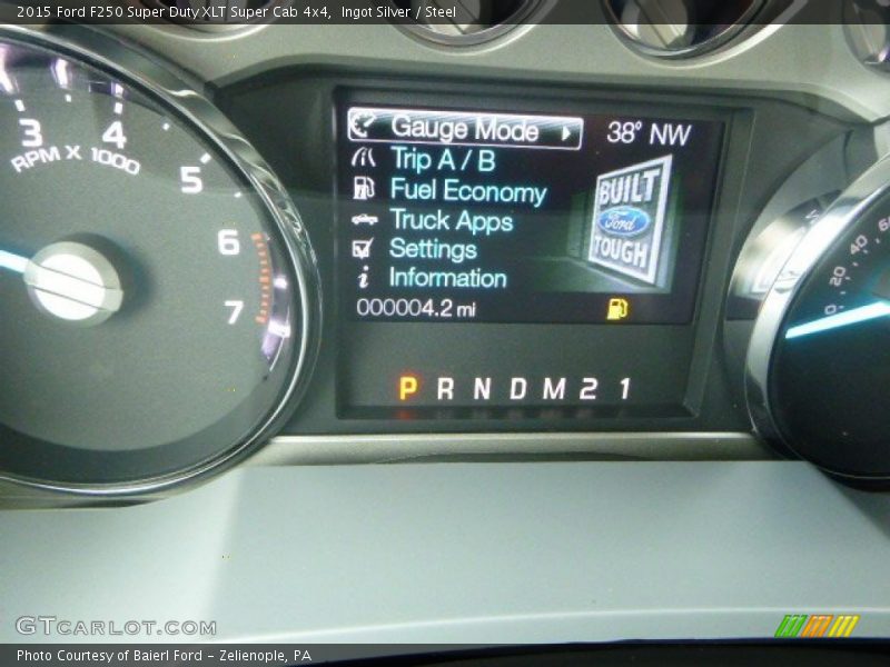 Ingot Silver / Steel 2015 Ford F250 Super Duty XLT Super Cab 4x4