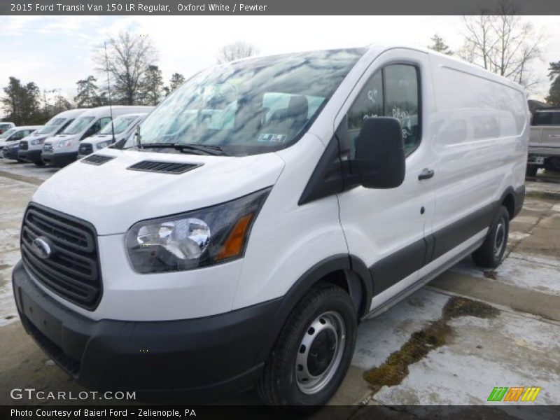 Oxford White / Pewter 2015 Ford Transit Van 150 LR Regular