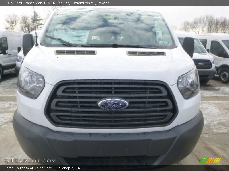 Oxford White / Pewter 2015 Ford Transit Van 150 LR Regular