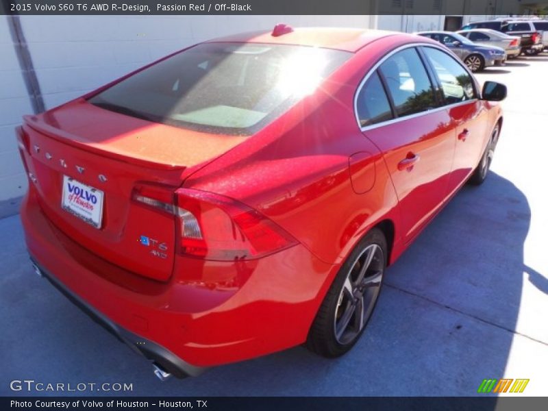 Passion Red / Off-Black 2015 Volvo S60 T6 AWD R-Design