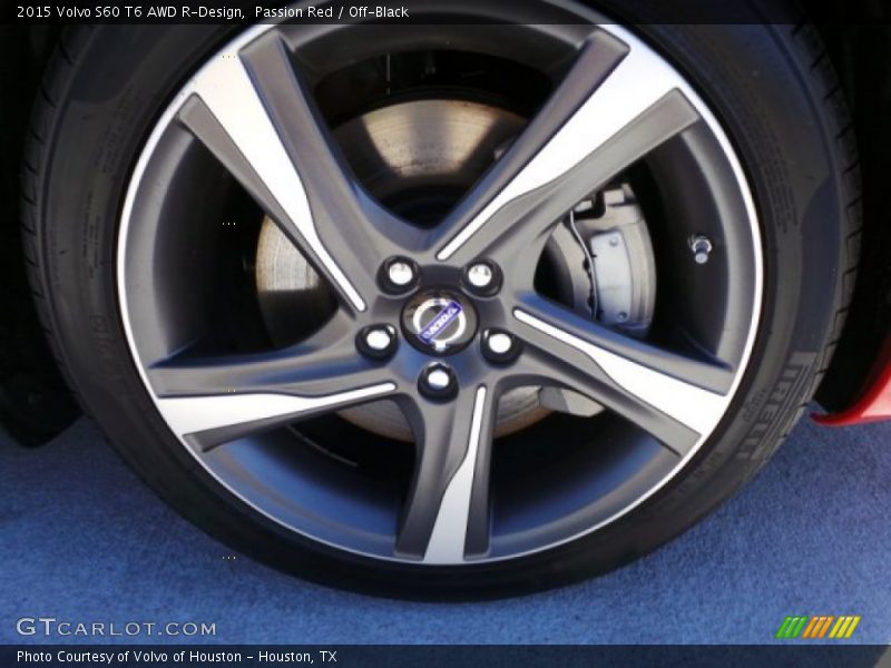 Passion Red / Off-Black 2015 Volvo S60 T6 AWD R-Design