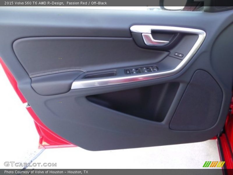 Passion Red / Off-Black 2015 Volvo S60 T6 AWD R-Design