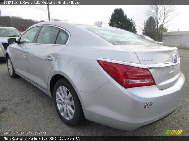 Quicksilver Metallic / Ebony 2015 Buick LaCrosse FWD