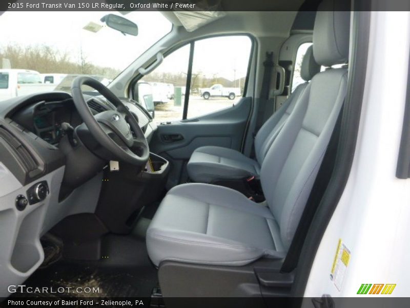 Oxford White / Pewter 2015 Ford Transit Van 150 LR Regular