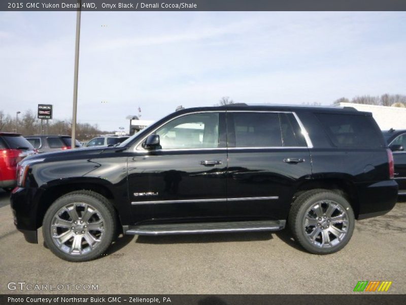 Onyx Black / Denali Cocoa/Shale 2015 GMC Yukon Denali 4WD