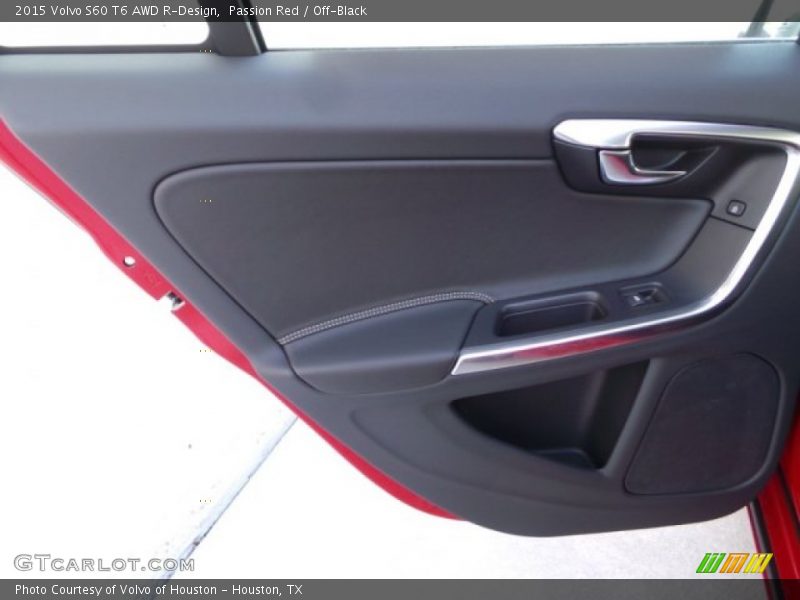 Passion Red / Off-Black 2015 Volvo S60 T6 AWD R-Design