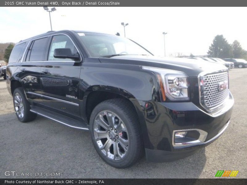 Onyx Black / Denali Cocoa/Shale 2015 GMC Yukon Denali 4WD