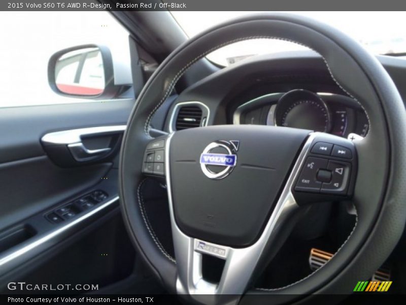 Passion Red / Off-Black 2015 Volvo S60 T6 AWD R-Design
