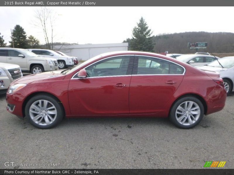 Copper Red Metallic / Ebony 2015 Buick Regal AWD