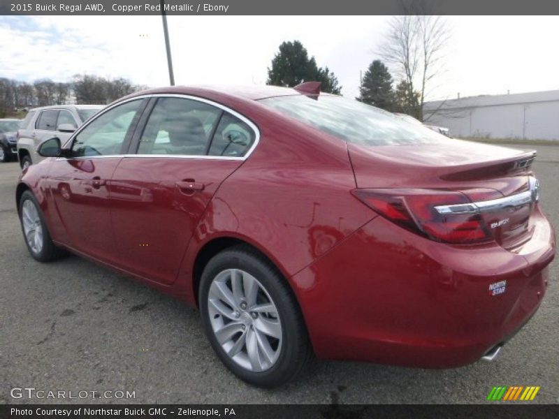 Copper Red Metallic / Ebony 2015 Buick Regal AWD