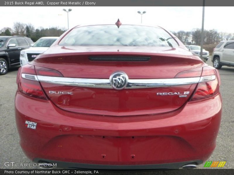 Copper Red Metallic / Ebony 2015 Buick Regal AWD