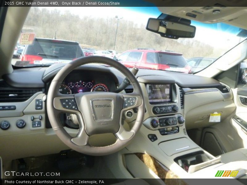 Onyx Black / Denali Cocoa/Shale 2015 GMC Yukon Denali 4WD