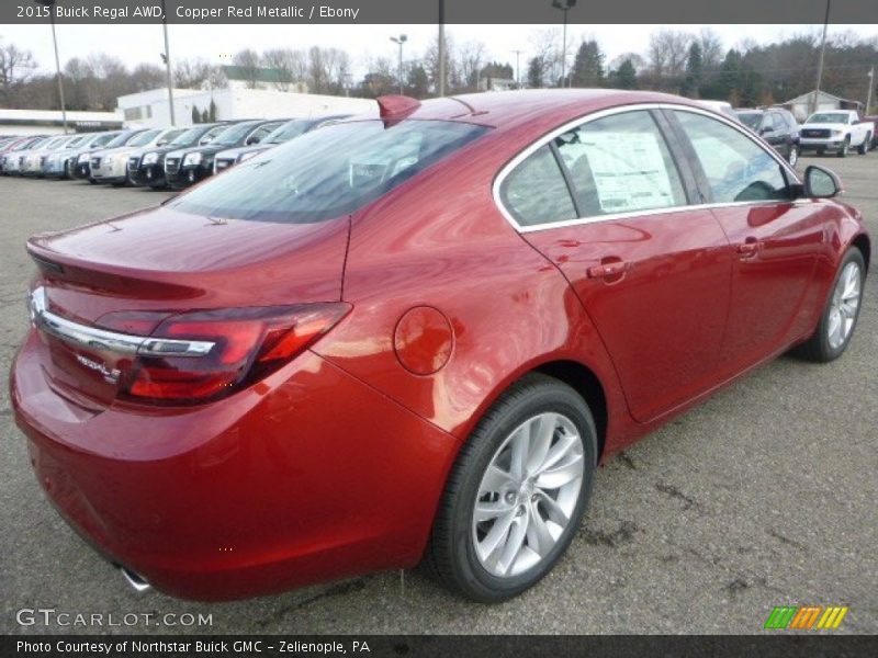 Copper Red Metallic / Ebony 2015 Buick Regal AWD