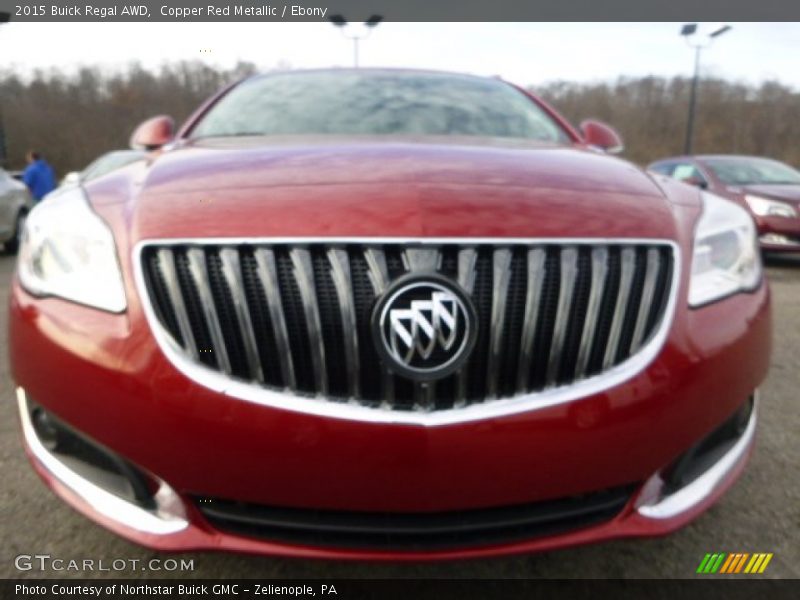 Copper Red Metallic / Ebony 2015 Buick Regal AWD