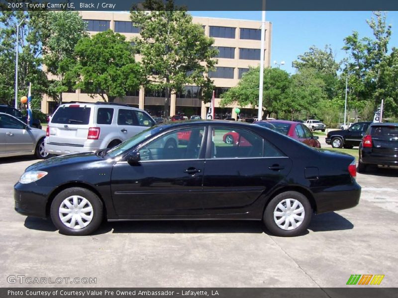 Black / Gray 2005 Toyota Camry LE