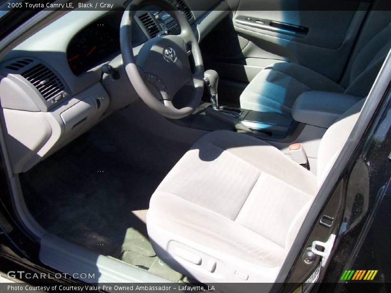Black / Gray 2005 Toyota Camry LE