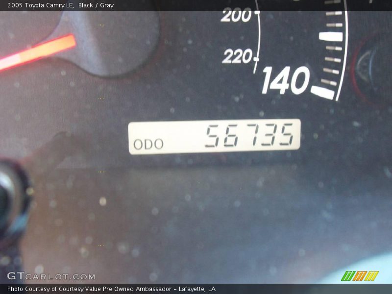 Black / Gray 2005 Toyota Camry LE