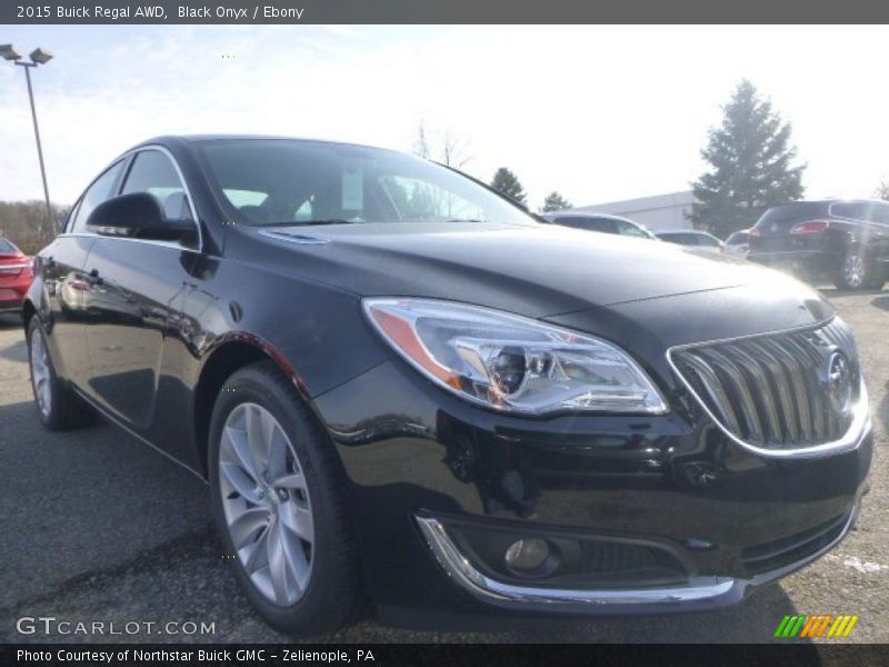 Black Onyx / Ebony 2015 Buick Regal AWD