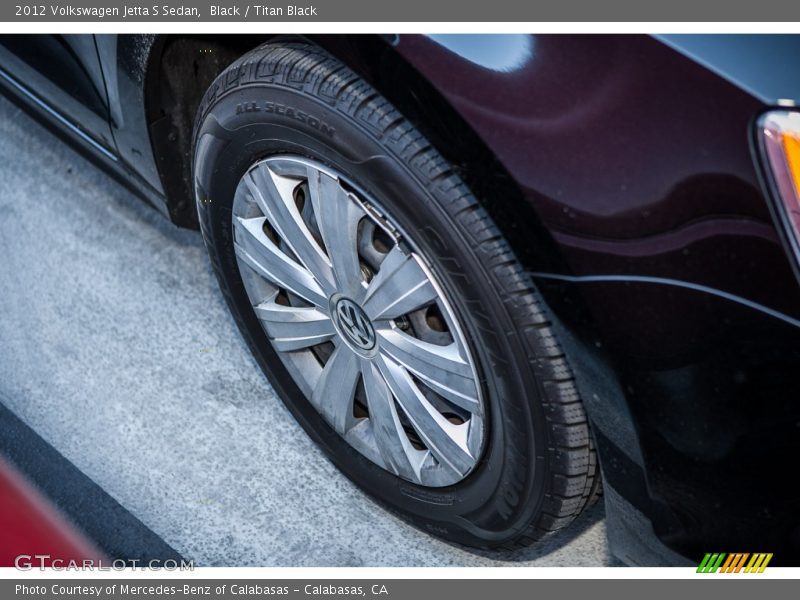 Black / Titan Black 2012 Volkswagen Jetta S Sedan