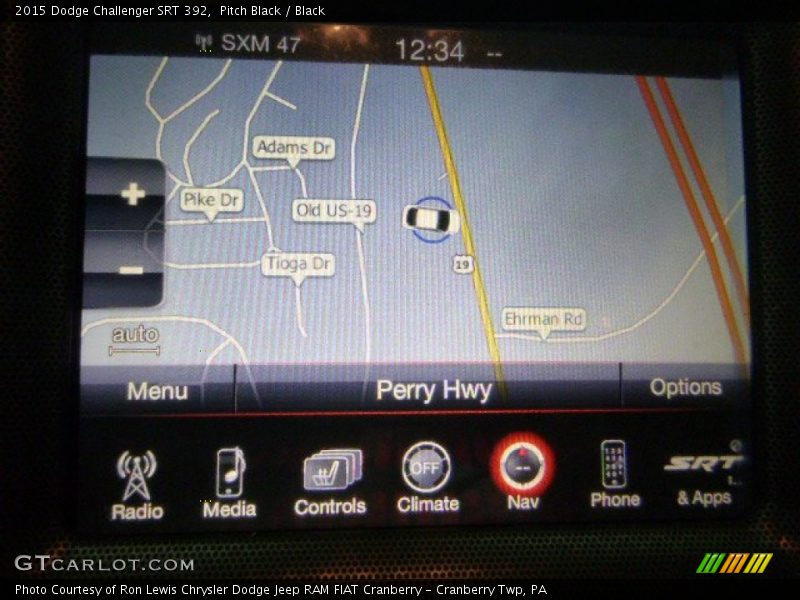 Pitch Black / Black 2015 Dodge Challenger SRT 392