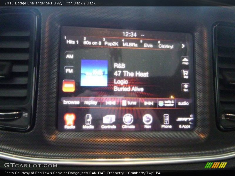 Pitch Black / Black 2015 Dodge Challenger SRT 392
