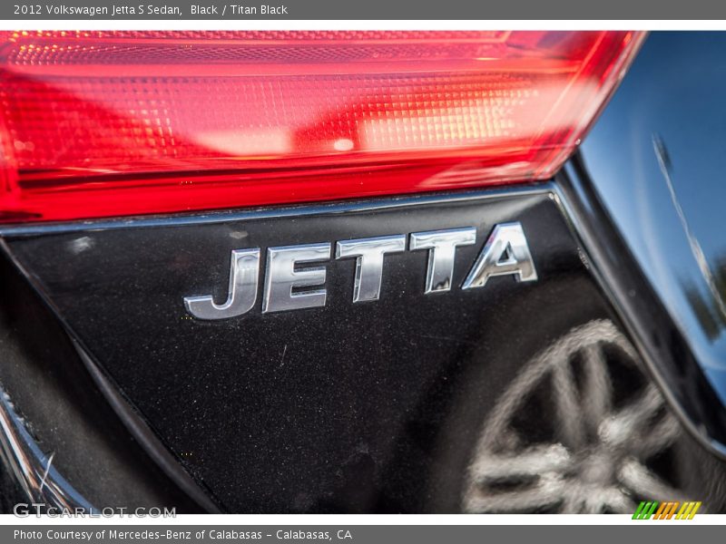 Black / Titan Black 2012 Volkswagen Jetta S Sedan