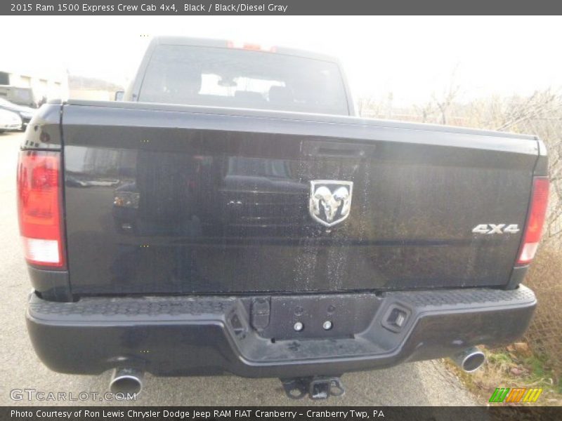 Black / Black/Diesel Gray 2015 Ram 1500 Express Crew Cab 4x4